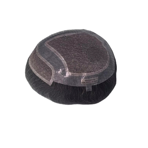 Peluca de Cabello Humano Virgen Remy Indio, Tupé con Ondas Naturales, Trama Única para Prótesis Capilares de Encaje - Product Image 2