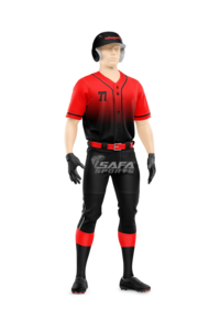 Ensemble d'uniformes de baseball en gros, maillot et pantalon de baseball personnalisés pour équipe, polyester respirant, OEM ODM - Product Image 3