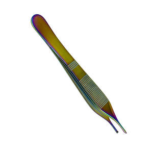 Fórceps de tejido quirúrgico de acero inoxidable de alta calidad, de disección Adson fórceps, 1 2 dientes, de 180mm instrumentos quirúrgicos, herramientas humanas - Product Image 3