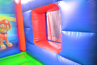 Château gonflable Pat' Patrouille pour enfants avec toboggan