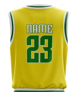 Juego personalizado de ropa de baloncesto por sublimación para hombres, diseño de sarga de aparejos con características antibacterianas para equipos universitarios - Product Image 5