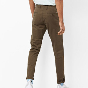 Pantalon Chino Formel Homme Style Rétro Inspiré du Streetwear, Jean Droit Effet Vintage 100% Coton Respirant Léger de Haute Qualité - Product Image 3