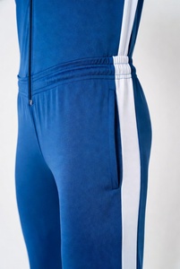 Blue Women Equestrian Base Layer Long Sleeve Riding <b>Shirt</b> Moisture Wicking <b>Zip</b> Neck Horseback Sports Jersey - Product Image 3