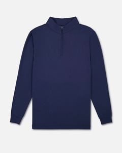 Sweat-shirt à capuche zippé 1/4 avec logo personnalisé Sweat-shirt à capuche de golf en polyester avec col zippé pour hommes - Product Image 4