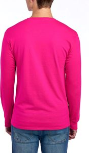 Camiseta de Alta Calidad, 240 g/m², Mezcla de Algodón Pesado, Personalizada, Estilo Urbano de Lujo, Talla Grande, para Hombre, Manga Larga, Tejido de Punto, Talla Extra Grande - Product Image 4
