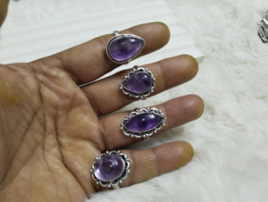 New Trending Real Crystal <b>Ring</b> Amethyst Handmade Jewelry Adjustable <b>Rings</b> <b>for</b> <b>Men</b> Women in Bulk Amethyst Gemstone <b>Ring</b> - Product Image 5