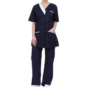 ชุดผ่าตัดมะเดื่อชุดทางการแพทย์แขนสั้นยืดได้ชุดยูนิฟอร์มสำหรับแพทย์พยาบาลทางการแพทย์และโรงพยาบาล - Product Image 2