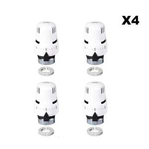 Kit de commande thermostatique Caleffi 4 pièces avec capteur intégré et élément sensible rempli de liquide pour systèmes CVC - Product Image 1