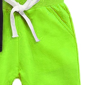 Ensemble 2 pièces pour enfants filles, t-shirts et tenues courtes, vêtements pour enfants, collection été - Product Image 2