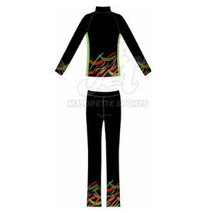 Traje de calentamiento para animadoras al por mayor, diseño cómodo y elástico, ideal para entrenamiento y actividades previas a eventos. - Product Image 6