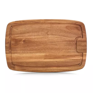 Planche à découper en bois, pour ustensiles de cuisine, hôtel, Restaurant, plateaux à découper, couleur marron, Fruits, couteaux - Product Image 5