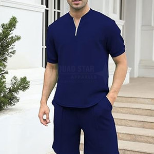 Custom Made <b>Design</b> <b>Men</b> Wholesale Running <b>T</b>-<b>Shirt</b> & <b>Shorts</b> <b>Set</b> Solid Color <b>T</b>-<b>Shirt</b> & <b>Shorts</b> <b>Sets</b> - Product Image 3