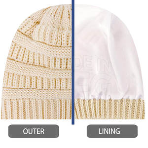 Gorro de punto de lana de alta calidad Unisex, accesorios de invierno con logotipo personalizado, servicio OEM suave para adultos para viajes - Product Image 6