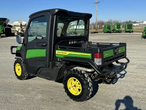 รถอเนกประสงค์ John Deere ขับเคลื่อน 4 ล้อ ราคาประหยัด พร้อมกระบะบรรทุกและกันชนหน้า สีเขียวและเหลือง พร้อมส่งออก - Product Image 6