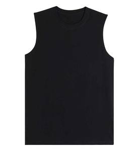 OEM Custom Logo Embroidery Printed Design Solid Color heavy 240g <b>vest</b> sleeveless t-shirt loose <b>sweat</b>-absorbent sports <b>vest</b> - Product Image 3