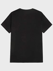T-shirt ample à manches courtes et col en O pour femmes, imprimé sur mesure, T-shirts écologiques à épaules tombantes - Product Image 2