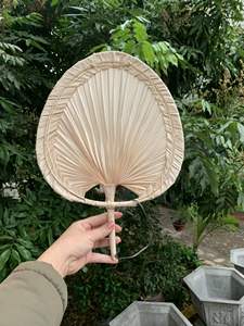 Direct Supplier Bamboo <b>Hand</b> <b>Fan</b>/Palm Leaf Handfan for Summer Party Event Wedding for Exporting - Product Image 2