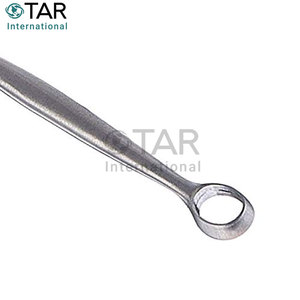 Cureta dérmica de zorro, punta redonda, 1mm, dermatología quirúrgica, Podología de acero inoxidable, raspador de lesiones cutáneas, biopsia, eliminación de verrugas, curetaje - Product Image 3