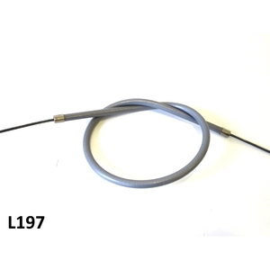 Cable de freno trasero gris completo de muy alta calidad para Lambretta LI + TV2/3 + SX + Special - Product Image 1