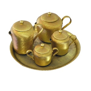Utensilios de cocina para el hogar, uso diario, té y café para servir Juego de tetera, diseño más nuevo, hecho a mano, tetera de Metal para servir té y café - Product Image 4