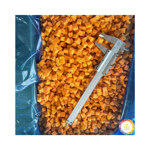 Exportation de morceaux de citrouille d'or IQF congelés, coupés en dés, blocs de cubes, congélation, bio, sain et naturel, prix de gros - Product Image 6
