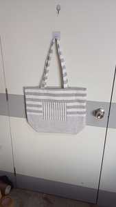 Sacs fourre-tout en toile monochrome en coton durable Sac de transport quotidien réutilisable et écologique pour l'épicerie et la plage à usage promotionnel - Product Image 2