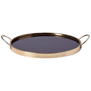 Oval <b>Serving</b> <b>Gold</b> <b>Tray</b> Made in India Wholesale High Quality Usage home Hotel Restaurant Bar kitchenware table decor 2023 - Product Image 4