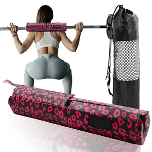 Coussin de protection pour haltères avec logo personnalisé, protection des épaules, impression de lettres, coussin en mousse pour haltères pour squats et poussées de hanche - Product Image 1