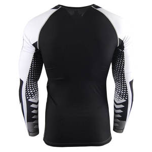 Personnalisez votre propre logo Rash Guard à manches complètes pour hommes Rash Guard à séchage rapide et confortable pour hommes en vente en ligne - Product Image 2