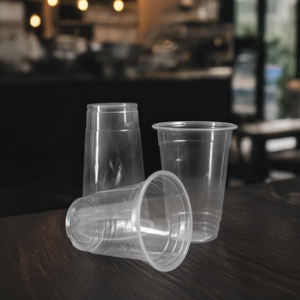 Tazas desechables de alta calidad para mascotas de una sola pared de 16/20/24oz de 95mm de Vietnam para servir bebidas frías café jugo té QUANG QUAN - Product Image 4