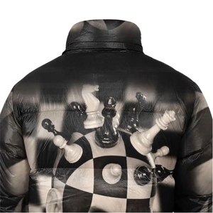 2025 personnalisable poids lourd OEM doudoune extérieur mâle rembourré doudoune matelassé manteau coupe-vent manteau - Product Image 3