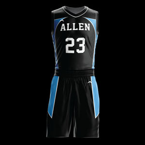 Tenues de basketball élégantes 2026 pour adultes grandes tailles, respirantes, 100 % polyester, unisexe, conçues pour les jeunes joueurs adultes - Product Image 1