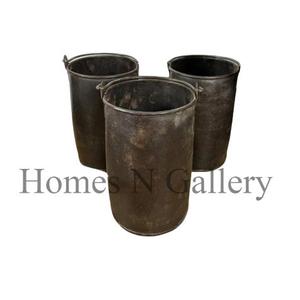 Macetas de hierro de Metal galvanizado de gran tamaño de alta calidad para exteriores, macetas atractivas de diseño clásico hechas a mano, maceta para plantar - Product Image 2