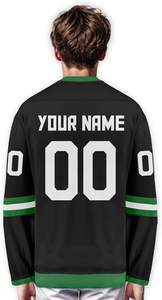 Camiseta de hockey sobre hielo Premium de alta calidad con sublimación personalizada y nombre y número personalizados con logotipo personalizado en Camiseta deportiva - Product Image 3