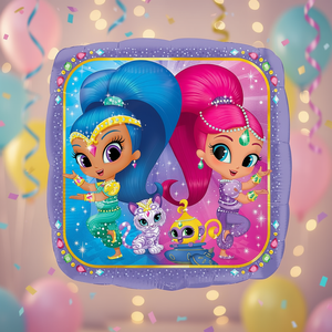 Palloncini in Foil Shimmer Shine 43Cm, Decorazioni per Feste, Confezione da 2 Pezzi - Product Image 3