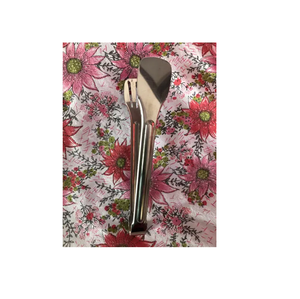 ที่คีบอาหารสแตนเลสสำหรับทำอาหารย่างแบบล็อคสำหรับชิ้นงานดีไซน์เรียบง่ายผลิตภัณฑ์จากธรรมชาติ - Product Image 6