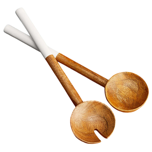 ช้อนไม้ยาวทำด้วยมือไม้โบราณทนทานมีสไตล์ออกแบบสำหรับการเสิร์ฟในงานปาร์ตี้ - Product Image 1