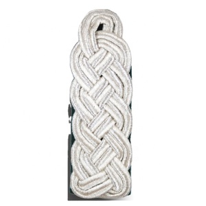 Al por mayor: Plaquetas de hombro con cordón marca EBC, hechas a mano con hilo metálico, ecológicas, personalizables, accesorios de uniforme OEM/ODM - Product Image 1