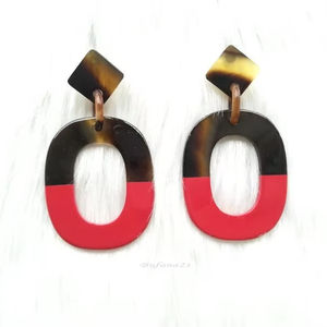 Joyería de cuerno de Búfalo, pendientes de aspecto de cuerno de búfalo natural, pendientes artesanales de cuerno colgante de Búfalo, pendientes étnicos de diseño superior - Product Image 1