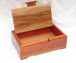 กล่องไม้เก็บเครื่องประดับทำจากไม้กล่องไม้เก็บเครื่องประดับหลากสไตล์ที่กำหนดเอง - Product Image 1