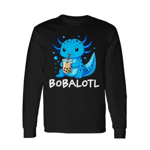 Camiseta de manga larga para la categoría promocional Bobalotl Axolotl Boba Tea - Product Image 2
