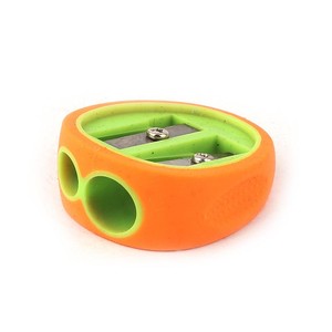 Taille-crayon et gomme - Orange et vert - Product Image 1