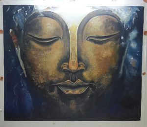 Pinturas hechas a mano de alta calidad, decoración personalizada para el hogar, Obra de Arte Moderna, pintura al óleo, decoración de pared de salón, lienzo - Product Image 5