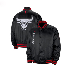 Hot Sale High Quality Sporty Satin Jacket for Men with Solid Color Waterproof Reversible <b>Stand</b> Pocket <b>Drop</b> Shoulders for Winter - Product Image 4