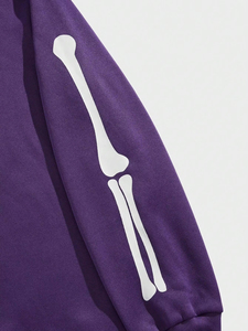 Sudadera con capucha de esqueleto de nuevo estilo para hombre, sudaderas con capucha de moda de alta calidad para hombre, ropa de calle al por mayor, sudaderas con capucha de esqueleto Unisex - Product Image 4