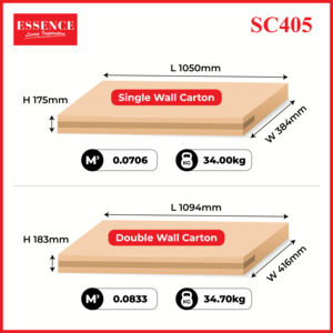 Meuble à chaussures moderne et élégant à 2 portes et 5 niveaux SC405, chêne clair Sonoma, marbre clair, pour 15 paires de chaussures, mobilier d'intérieur, appartement - Product Image 6