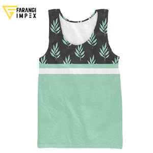 High Quality <b>Men's</b> Gym <b>Vest</b> <b>White</b> Cotton Spandex Muscle Fitness Tank Top Plus Size Ribbed Singlet OEM Polyester Material - Product Image 1