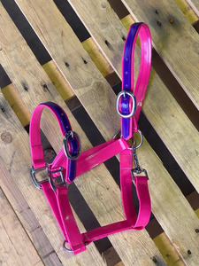 Collier de tête personnalisé PVC licou de cheval avec raccords en laiton massif vente en gros équitation cuir PVC licou - Product Image 5