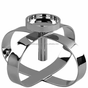 Support de bougie en métal finition cuivre fait à la main pour les maisons de luxe Occasion de Noël Décoration moderne Activités religieuses - Product Image 2