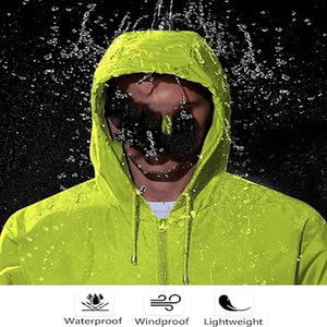 OEM Rain <b>Jacket</b> - Reflective <b>Hi</b>-<b>Vis</b> <b>Softshell</b> Waterproof Windproof uploaded by Dress Sports - Product Image 4